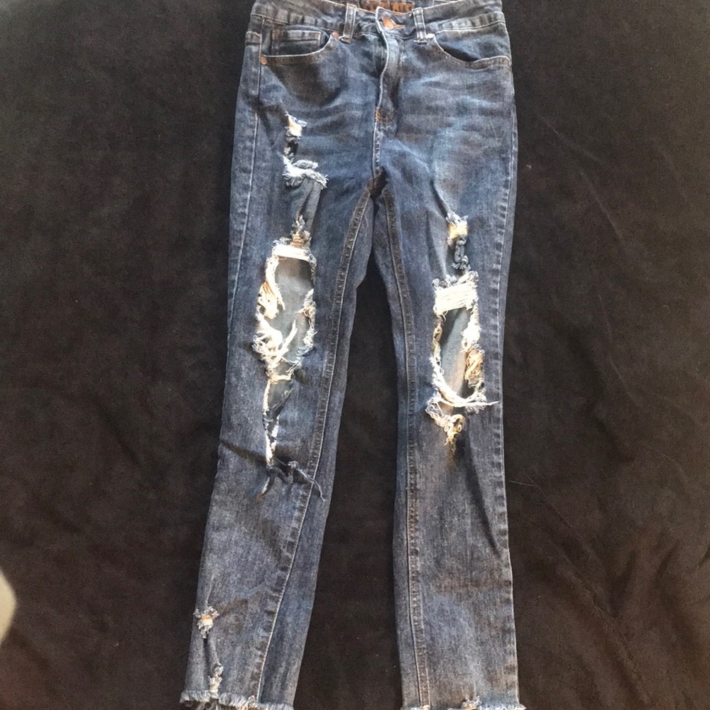 jeans, size 3/4, cotton, brand- VIP JEANS. - Picture 1 of 2